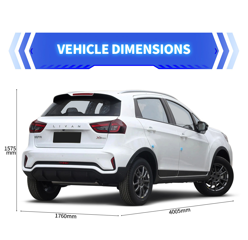 Geely GX3 Pro 2024 Manual Edition - Vehicle Dimensions