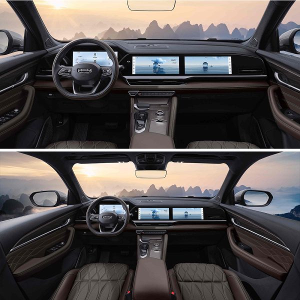 geely monjaro 2025 2.0td compact suv 2wd xingyun 8 speed automatic 5 door 5 seater gasoline car high speed luxury fuel vehicles